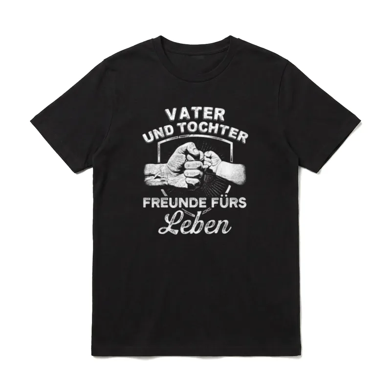 Vater und Tochter Freunde T-Shirt – Klassisches T-Shirt in Schwarz