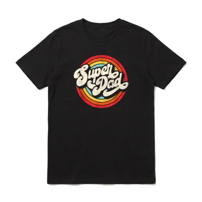 Super Dad für Besten T-Shirt – Klassisches T-Shirt in Schwarz
