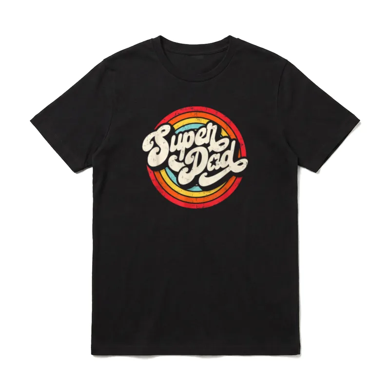 Super Dad für Besten T-Shirt – Klassisches T-Shirt in Schwarz