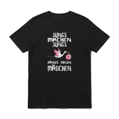 Jungs machen Jungs Männer T-Shirt – Klassisches T-Shirt in Schwarz