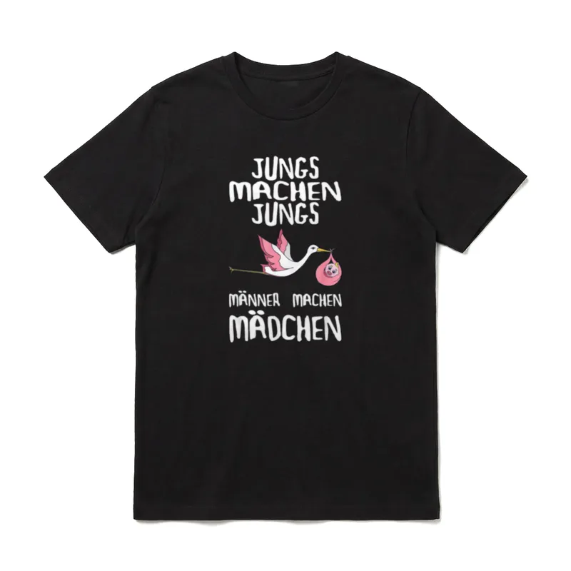 Jungs machen Jungs Männer T-Shirt – Klassisches T-Shirt in Schwarz