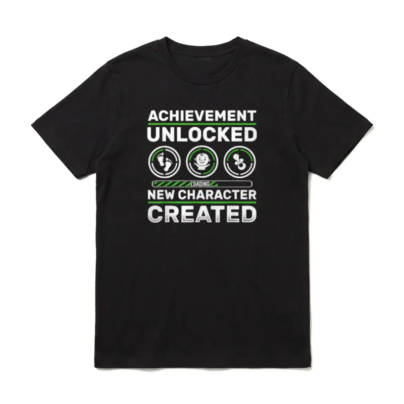 New Character Created Schwangerschaft T-Shirt – Klassisches T-Shirt in Schwarz