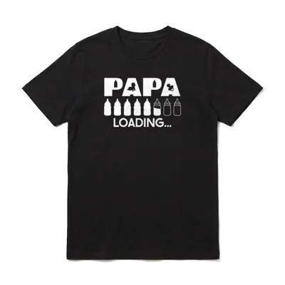 Schwangerschaft Verkünden Babyglück Papa T-Shirt – Klassisches T-Shirt in Schwarz
