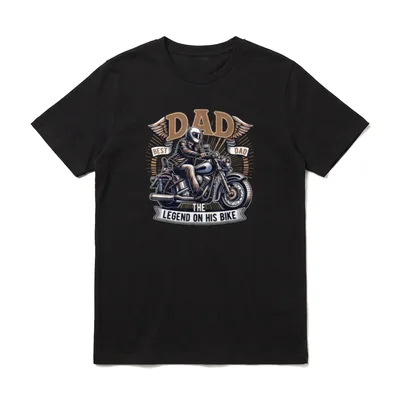 Vater zum Vatertag Dad the T-Shirt – Klassisches T-Shirt in Schwarz