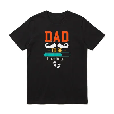 New Dad to Be T-Shirt – Klassisches T-Shirt in Schwarz