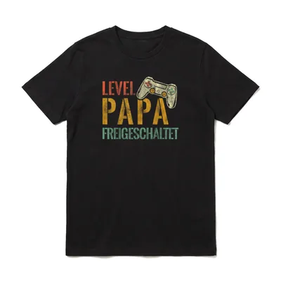 Werdender Papa Gamer Werdende T-Shirt – Klassisches T-Shirt in Schwarz