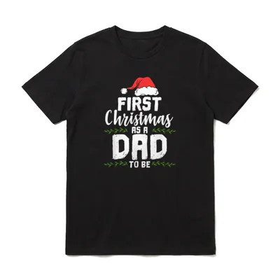 First Christmas As A T-Shirt – Klassisches T-Shirt in Schwarz