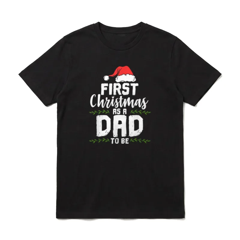 First Christmas As A T-Shirt – Klassisches T-Shirt in Schwarz