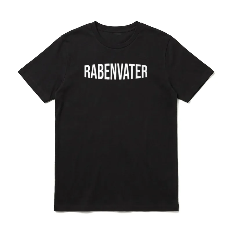 Dad To Be cooler T-Shirt – Weißer Schriftzug Rabenvater auf dunklem Grund – Klassisches T-Shirt in Schwarz