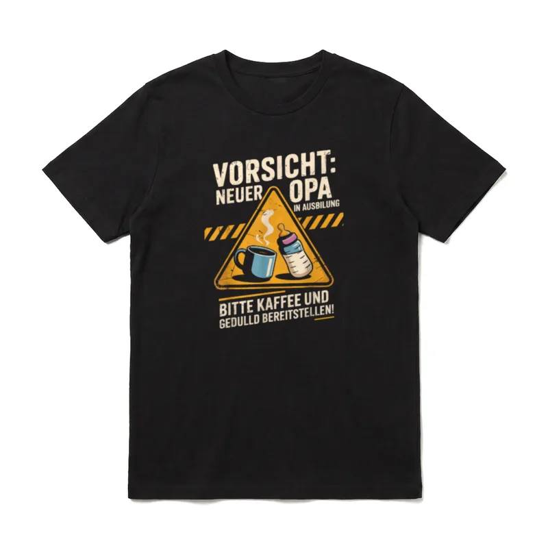 Opa 2026 Loading Ich Werdender Papa T-Shirt – Klassisches T-Shirt in Schwarz