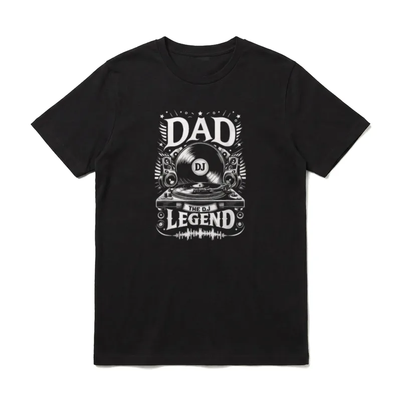Vater zum Vatertag DAD Werdender Papa T-Shirt – Klassisches T-Shirt in Schwarz
