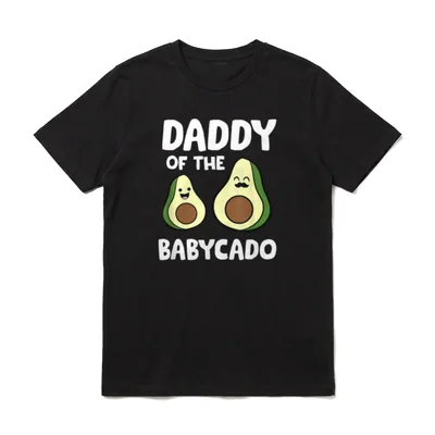 Avocado Baby Schwangerschaft Daddy T-Shirt – Klassisches T-Shirt in Schwarz