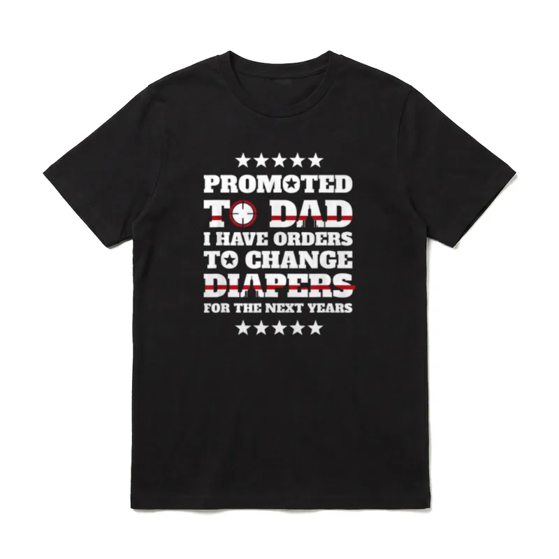 Schwangerschaft Ankündigung Befördert T-Shirt – Klassisches T-Shirt in Schwarz