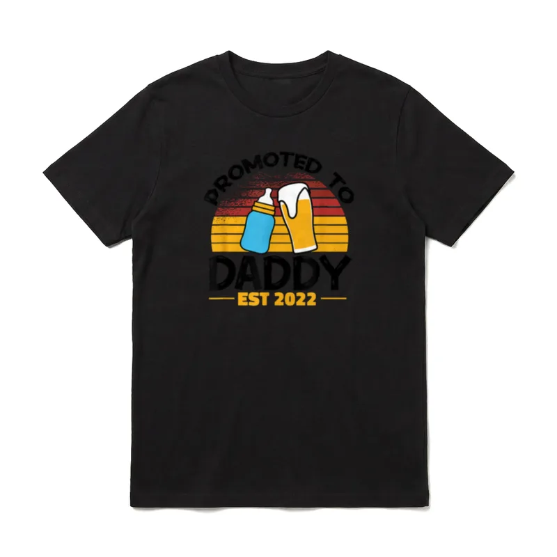 Erstes Mal Papa T-Shirt – Klassisches T-Shirt in Schwarz