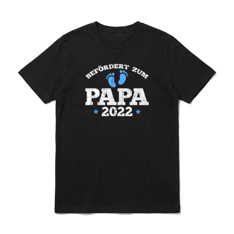 Werdender Papa 2022 Schwangerschaft T-Shirt – Klassisches T-Shirt in Schwarz