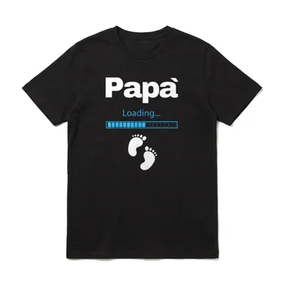 Futuro Papa Padre Daddy T-Shirt – Klassisches T-Shirt in Schwarz