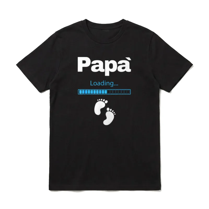 Futuro Papa Padre Daddy T-Shirt – Klassisches T-Shirt in Schwarz