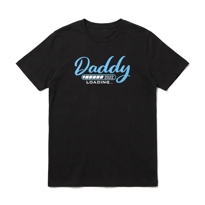 Dad Loading 2022 Werdender Papa T-Shirt – Klassisches T-Shirt in Schwarz