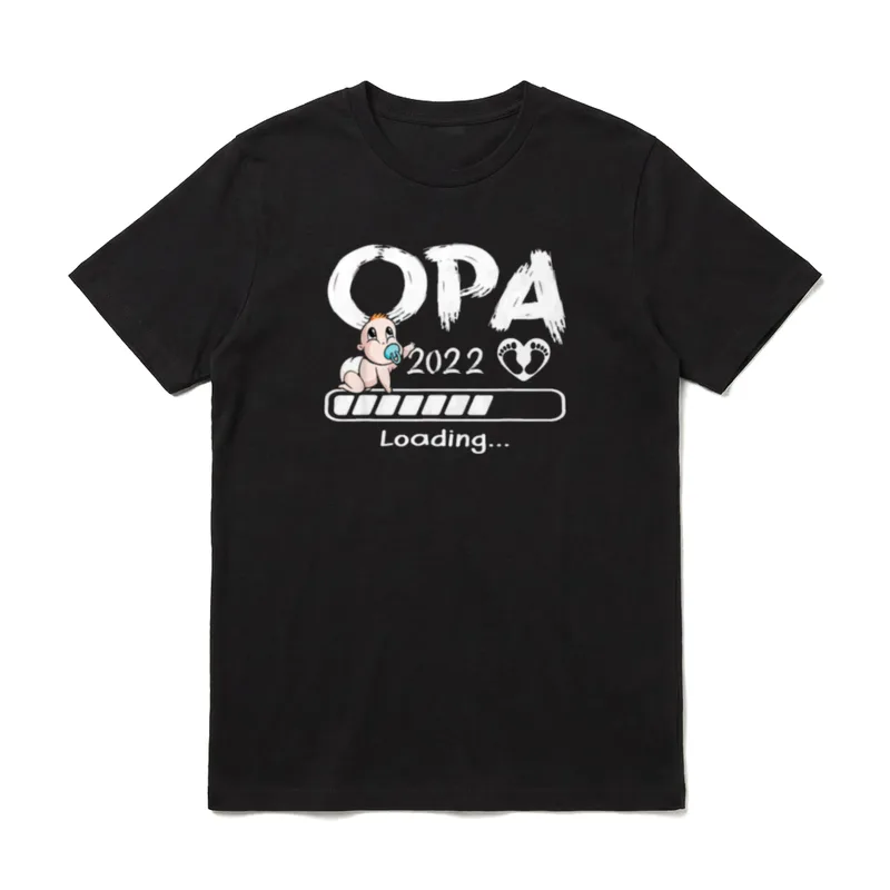 Opa Loading 2022 Schwangerschaft T-Shirt – Klassisches T-Shirt in Schwarz