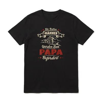 Die Besten Männer Werden T-Shirt – Klassisches T-Shirt in Schwarz