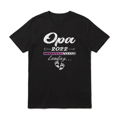 Werdende Opa für Großvater T-Shirt – Klassisches T-Shirt in Schwarz