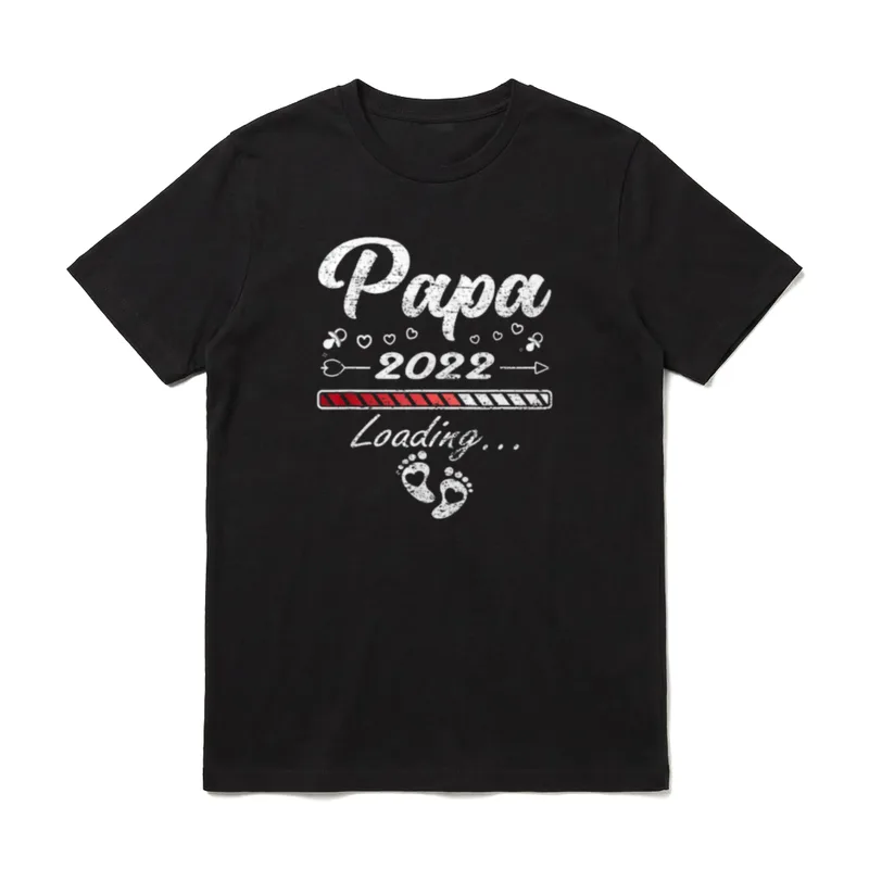 Loading Dad für To-Be Dad 2022 T-Shirt – Klassisches T-Shirt in Schwarz