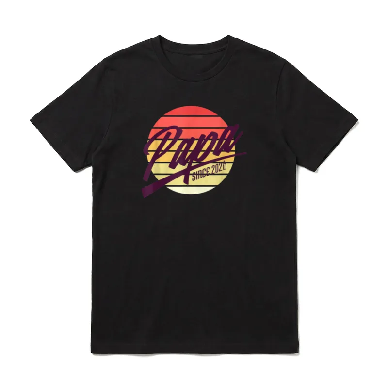 Papa since 2021 Baby T-Shirt – Klassisches T-Shirt in Schwarz