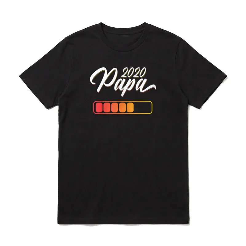 Papa 2020 loading Schwangerschaftsankündigung T-Shirt – Klassisches T-Shirt in Schwarz
