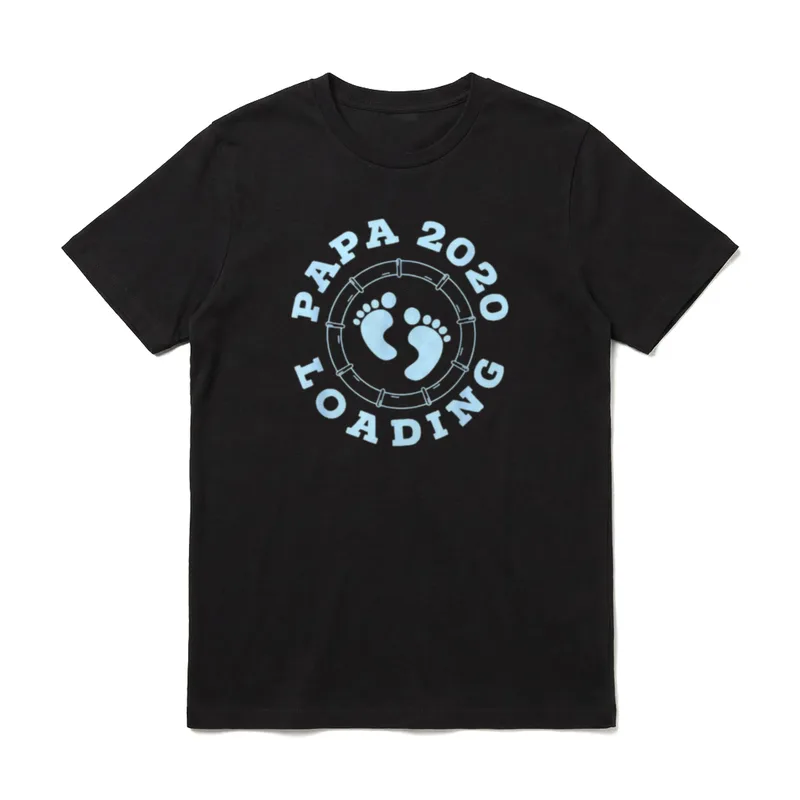 Papa 2020 loading Werdender T-Shirt – Klassisches T-Shirt in Schwarz