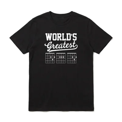 World's Greatest Guitar Dad T-Shirt – Klassisches T-Shirt in Schwarz