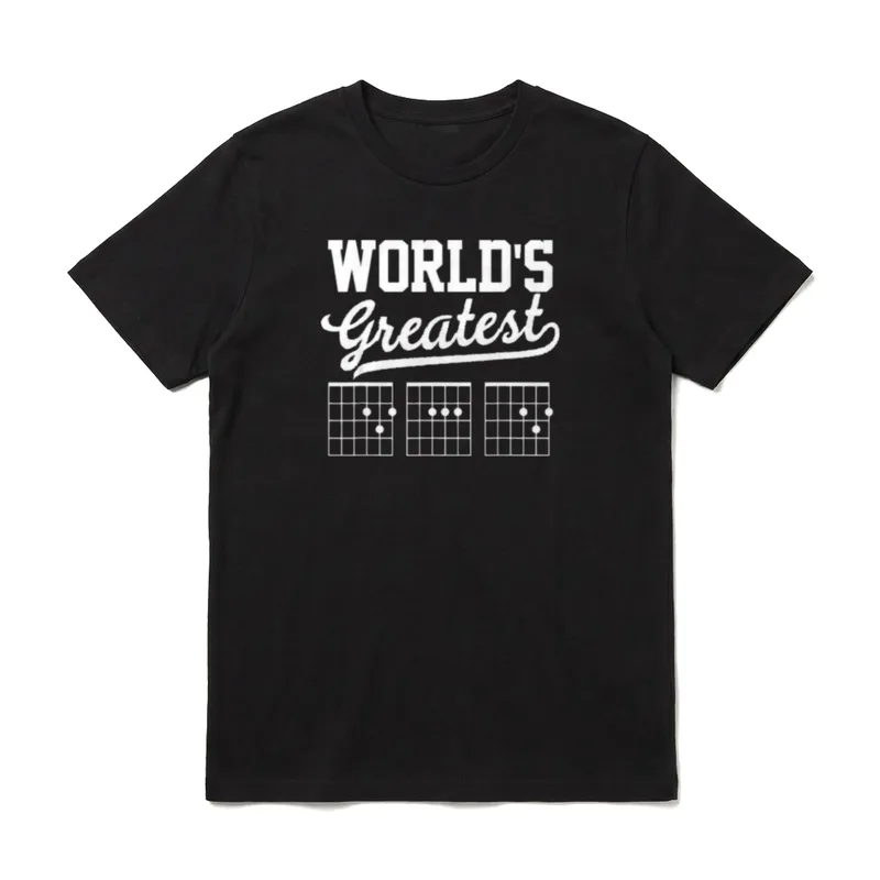 World's Greatest Guitar Dad T-Shirt – Klassisches T-Shirt in Schwarz