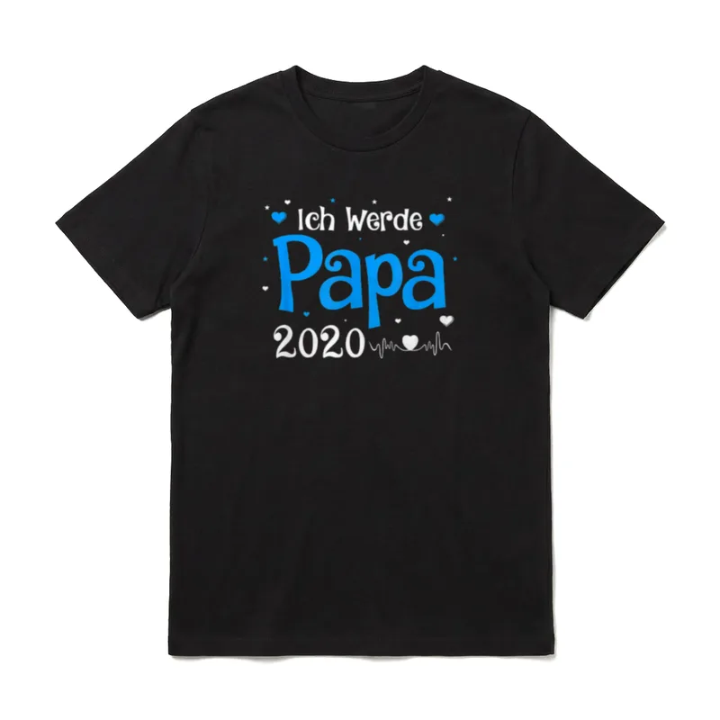 Ich werde Papa 2020 Vater T-Shirt – Klassisches T-Shirt in Schwarz