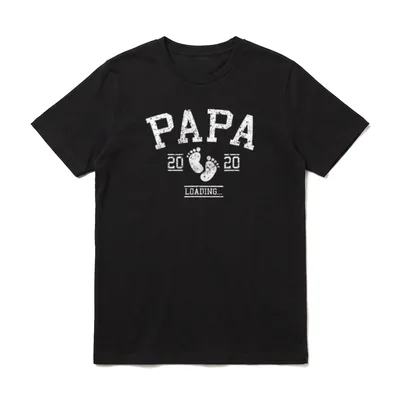 Papa 2020 Loading Werdender T-Shirt – Klassisches T-Shirt in Schwarz