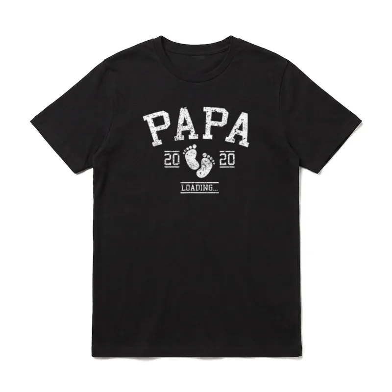 Papa 2020 Loading Werdender T-Shirt – Klassisches T-Shirt in Schwarz