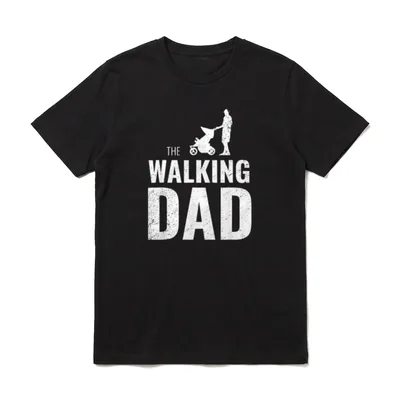 The Walking Dad Vatertag Werdender T-Shirt – Klassisches T-Shirt in Schwarz