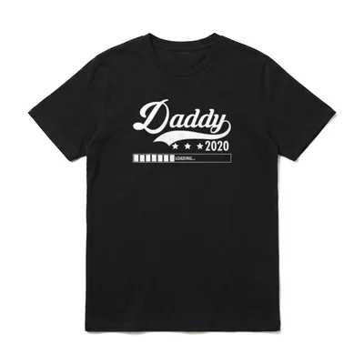 Daddy 2020 Loading Vater T-Shirt – Klassisches T-Shirt in Schwarz