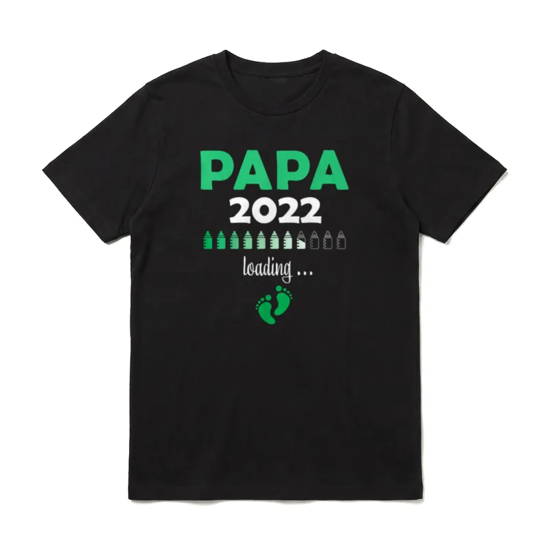 Zukünftiger Papa 2022 Schwangerschaft T-Shirt – Klassisches T-Shirt in Schwarz