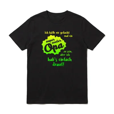 Opa 2024 Schwangerschaft verkünden Werdender Papa T-Shirt – Klassisches T-Shirt in Schwarz