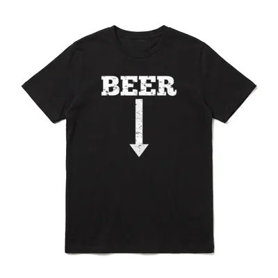 Bier schwanger für Baby T-Shirt – Klassisches T-Shirt in Schwarz
