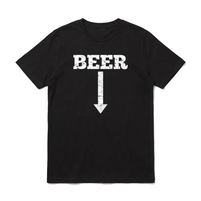 Bier schwanger für Baby T-Shirt – Klassisches T-Shirt in Schwarz
