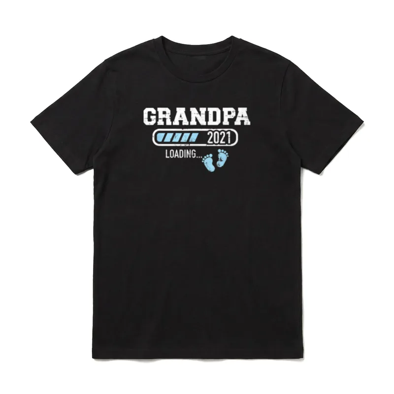 Opa 2021 loading lädt T-Shirt – Klassisches T-Shirt in Schwarz